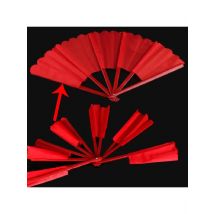 Free Shipping Red Broken Fan Recovery & Restore Breakaway Fan Magic Props Close Up Stage Magic Tricks Kid funny Toys Child Gifts