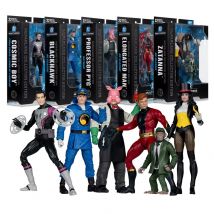 McFarlane Toys Elongated Man Darkhawk Professor Pyg Cosmic Boy 7in Figure Action Collector Edition DC Multiverse Model Doll