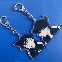 Anime Detektiv Conan Figuren Kudou Shinichi Mouri Ran Cosplay Acryl Anhänger Schlüsselanhänger Schlüsselanhänger Dekor Tasche Paar Fans Geschenk