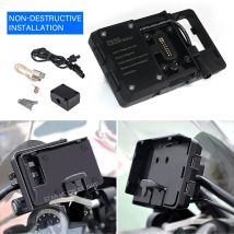 Supporto per telefono cellulare Supporto di ricarica USB per BMW GS 1200 R1200GS R1250GS F900XR F700GS F850GS F750G Staffa per piastra GPS di navigazione