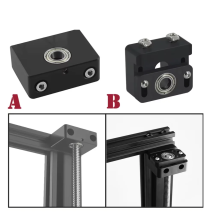 3D Printer Parts Aluminum Z-Axis Leadscrew Top Mount For Tornado CR10 Creality ENDER 3 Metal Z-Rod Bearing Holder BLUER