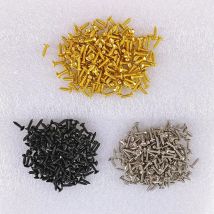 50pcs/set Gold Black Silver Electric Guitar Bass Pickguard Cover Plate Screws For Guitar Bass Metal Fixed Screw Wholesale