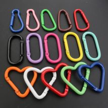 5 teile/los Zufällige Farben Snap Verschluss Haken Schnalle DIY Schmuck Machen Zubehör für Schlüsselbund Rucksack Karabiner Erkenntnisse