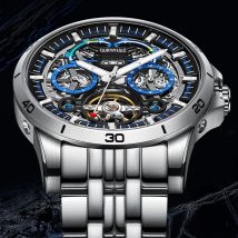 FAIRWHALE Herrenuhren Mode Sport Tourbillon Uhr für Männer Luxus Top Marke Wasserdichte Automatische Mechanische Armbanduhr Reloj