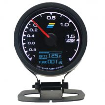 62mm GReddi LCD Cyfrowy Wyświetlacz Samochodowy Wskaźnik Ciśnienia Oleju Temperatura Oleju Temperatura Wody Woltomierz Wskaźnik Ciśnienia Powietrza w Kolektorze