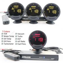 GReddi Sirius OBD2-Messgerät, Serie 7 Farben, verstellbar, neues Universal-LCD-Messgerät, LED-Anzeige, Autoanzeige, Kraftstoffdruck, Luft, Kraftstoffverhältnis