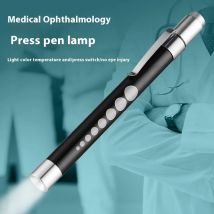 Mini-Taschenlampe mit medizinischem Stift, tragbare LED-Taschenlampe, Mini-Taschenlampe, weißes gelbes Licht für Arzt, Krankenschwester, Diagnose, Messungen, Taschenlampe