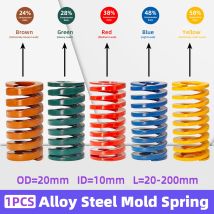 Creamily 1PCS Stampo Die Molla Spiral Stamping Molle di Compressione Per Baule Posteriore Portellone Supporto Ascensore Bar Strumenti OD = 20mm