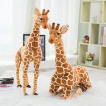 Riesige echte Giraffe Plüschtiere Niedliche Stofftierpuppen Weiche Simulation Giraffenpuppe Geburtstagsgeschenk Kinderspielzeug Schlafzimmerdekoration