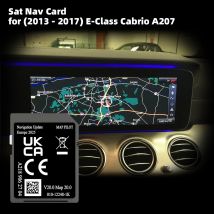 A2189062704 V20 SD Card for Mercedes E-class from 2014 Maps Cover Albania Finland Belgium Sat Navi 32GB