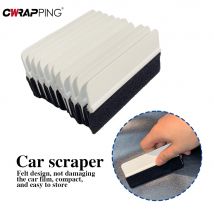Auto Schaber Großhandel 5/10/20 stücke Rakel Auto Vinyl Kohle faser Wrap Film Aufkleber Entferner Tönung Reinigung Schaber Werkzeug