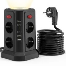 Standard europeo con scheda plug-in di tipo faro, porta di ricarica USB, adatta per casa, ufficio, feste e altri scenari