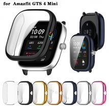TPU-Schutzhülle für Huami Amazfit GTS4 Mini, vollständige Abdeckung, Displayschutzfolie für Amazfit GTS 4 Mini Smart Watch Bumper Shell