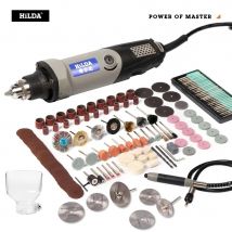 HILDA 400W Mini wiertarka 6-pozycyjna wiertarka elektryczna Wiertarka elektryczna Narzędzia elektryczne Mini szlifierka o zmiennej prędkości obrotowej