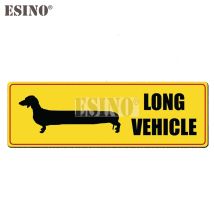Car Styling Creative Funny Long Vehicle Dachshund Dog Pet Decal Cartoon PVC  Waterproof Car Body Sticker Pattern Vinyl