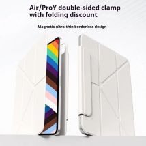 Etui RBP w kształcie litery Y, składane, magnetyczne, do iPada A16 10/11 generacji, iPad Pro 11 13 12.9 Air 11 Air4/5 mini 6 z magnetyczną, odpinaną osłoną.