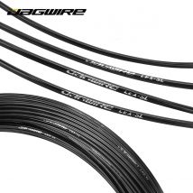 JAGWIRE LEX-SL vorgeschmierte Fahrrad-Schaltzughülle – 4 mm reibungsarme Schaltzughülle für MTB und Rennräder (schwarz, 2 m/500 m)