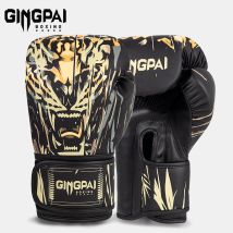 Professionelle 8/10/12/14/16oz Boxhandschuhe Erwachsene Sanda Muay Thai Kampfhandschuhe Männer Frauen Training Sandsack Kostenloser Kampf MMA