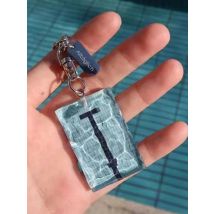 Creative Swimming Pool Keychain Wavy Keychain Decorations Car Key Ring Swimming Pool Keychain Alltaglich Pendant Swimmer's Gift