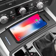 15 W kabelloses Auto-Ladegerät für Audi A6 C7 S6 RS6 A7 S7 RS7 2012–2018, schnelles Handy-Ladegerät, Ladepad-Platte, Ladehalter