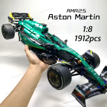 MK6022 1912 Piezas 1:8 Nuevo Technic Martin Aramco AMR25 Bloques de Construcción MOC Coche de F1 Modelo de Ensamblaje DIY Juego de Juguetes Regalos para Niños