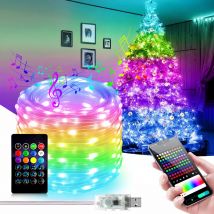 Bluetooth Smart LED String Lichterketten 5v ws2812b Weihnachts girlande Licht rgbic Traum farbe wasserdicht ip67 für Party Urlaub