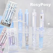 RosyPosy Signture Pen-Set, 4-teilig, 0,38/0,5 mm, literarisches INS-Gelschreiber-Set im Ballett-Stil, hochwertiges, schnell trocknendes, ästhetisches Schreibgeschenk