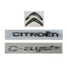 ABS Auto Styling Hinten Stamm Abzeichen Aufkleber Zubehör für Citroen C-ELYSEE Emblem Aufkleber Automobil Modifikation Dekoration