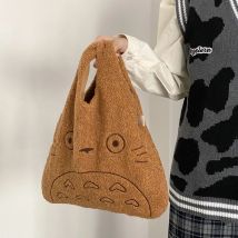 Modische weiche und niedliche Plüsch-Einkaufstasche, neue Ins-Freizeit-Wandertasche, Tasche mit großem Fassungsvermögen