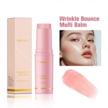 Wrinkle Bounce Multi Balm Gesichtsfeuchtigkeitscreme, feuchtigkeitsspendender Lippenbalsam, Augencreme, Halscreme, Make-up-Basis und Gesichtsnebel, Feuchtigkeitsbalsam-Stick
