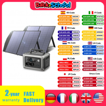ALLPOWERS Solarpanel 100W 140W 200W Ładowarka słoneczna z akumulatorem LiFePo4 299Wh 600W Przenośna elektrownia kempingowa RV