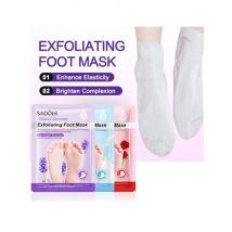 SADOER Lavender Foot Mask Moisturizing Whitening Foot Peeling Mask Anti-aging Exfoliating Feet Pedicure Exfoliant Feet Skin Care