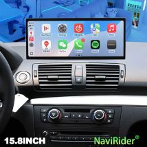 15,8-calowe radio samochodowe stereo do BMW serii 1 E87 2006-2011 z nawigacją GPS, multimedialnym odtwarzaczem wideo, ekranem Android i obsługą 4G
