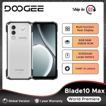 Global Version DOOGEE Blade10 Max Rugged Phone 32GB(8+24) 256GB 6.56” HD+ IPS UNISOC T7200 Octa Core 50MP Camera Android 15 NFC