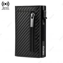 Rfid Blocking Minimalistischen Brieftasche Männer Kreditkarte Halter Fall Mini Handtasche Kupplung Geldbörsen Männlichen Luxus Marke Tasche Kleine Taschen für Männer