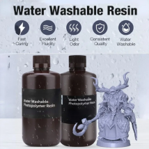 Wasserwaschbares 405-nm-3D-Druckerharz, hochpräzises Photopolymer mit geringer Schrumpfung für LCD-3D-Drucker, 500 g/1000 g Flasche