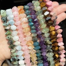 Naturale irregolare taglio speciale occhio di tigre ametiste rodonite perline di pietra per gioielli artigianali che realizzano accessori per braccialetti fai da te