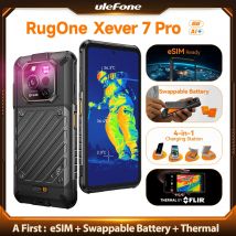 Ulefone RugOne Xever 7 Pro 5G Rugged Phone Thermal Imaging Android 15 Smartphone 512GB ROM 12GB RAM 120Hz AMOLED NFC 5500mAh