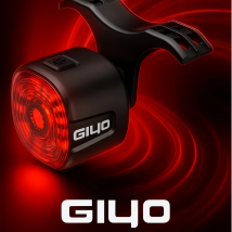 GlYO Luz trasera de bicicleta - Inteligente con detección de freno automático / Opción no inteligente - IP66 impermeable USB recargable para MTB/bicicleta de carretera