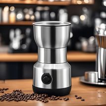 Elektrische Edelstahl Kaffeemühle Mutter Gewürz Mischen Mühle 350 ml Große Kapazität Kaffeemühle Restaurants Haushalt