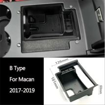 Automobil Armlehne Storage Box Für Porsche Macan Macan S 2014-2019 Center Konsole Container Lagerung Organizer Zubehör