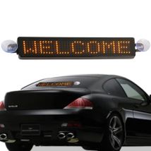 Werbebildschirm, LED-Nachrichtentafel, DIY programmierbare Scroll-Nachricht für LED-Auto-Display, Auto-Heckscheibe, Café, Bar, Ladenschild