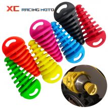 Exhaust Pipe Plug Motorcycle Motocross Tailpipe PVC Air Bleeder Plug For Honda KTM Yamaha Kawasaki Wash Plug Pipe Protector