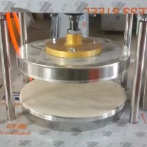 Beliebte professionelle Maschine zur Herstellung dünner Brot, Tortilla-Presse, Pfannkuchen-Maschine, Teigblatt-Pressmaschine