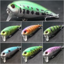 wLure Angelköder, Kurbelköder, 5,7 cm, 9,4 g, SubSurface Wake Bait Wobbler, 0,2 Meter Tiefe, große Wobble Action C655