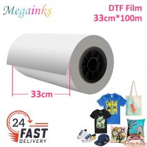 33cm * 100 Meter dtf Transfer folie für den Hemd druck mit sicherer Verpackung