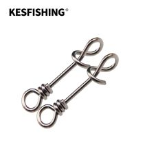 KESFISHING 30pcs Quick Lock Snap Fishing Connector Fishhook Lures Tackle Pesca Fishing Accessories