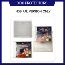 Funda protectora de caja para juegos de versión NDS PAL, solo fundas de plástico transparente hechas a medida