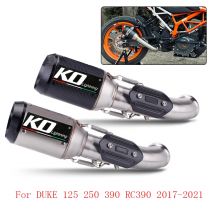 Slip auf 51mm Auspuff System Verbinden Rohr Schalldämpfer Flucht Geändert für DUKE 125 250 390 2017-2021