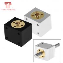 T8 Schraube Mutter Gehäuse Halterung Für 8mm T8 Trapez Blei Schraube Mutter konverter Mutter Sitz Aluminium Block 3D Drucker Teile